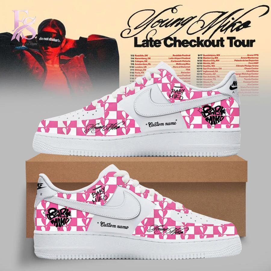 Young Miko Purple Chaos Air Force Shoes