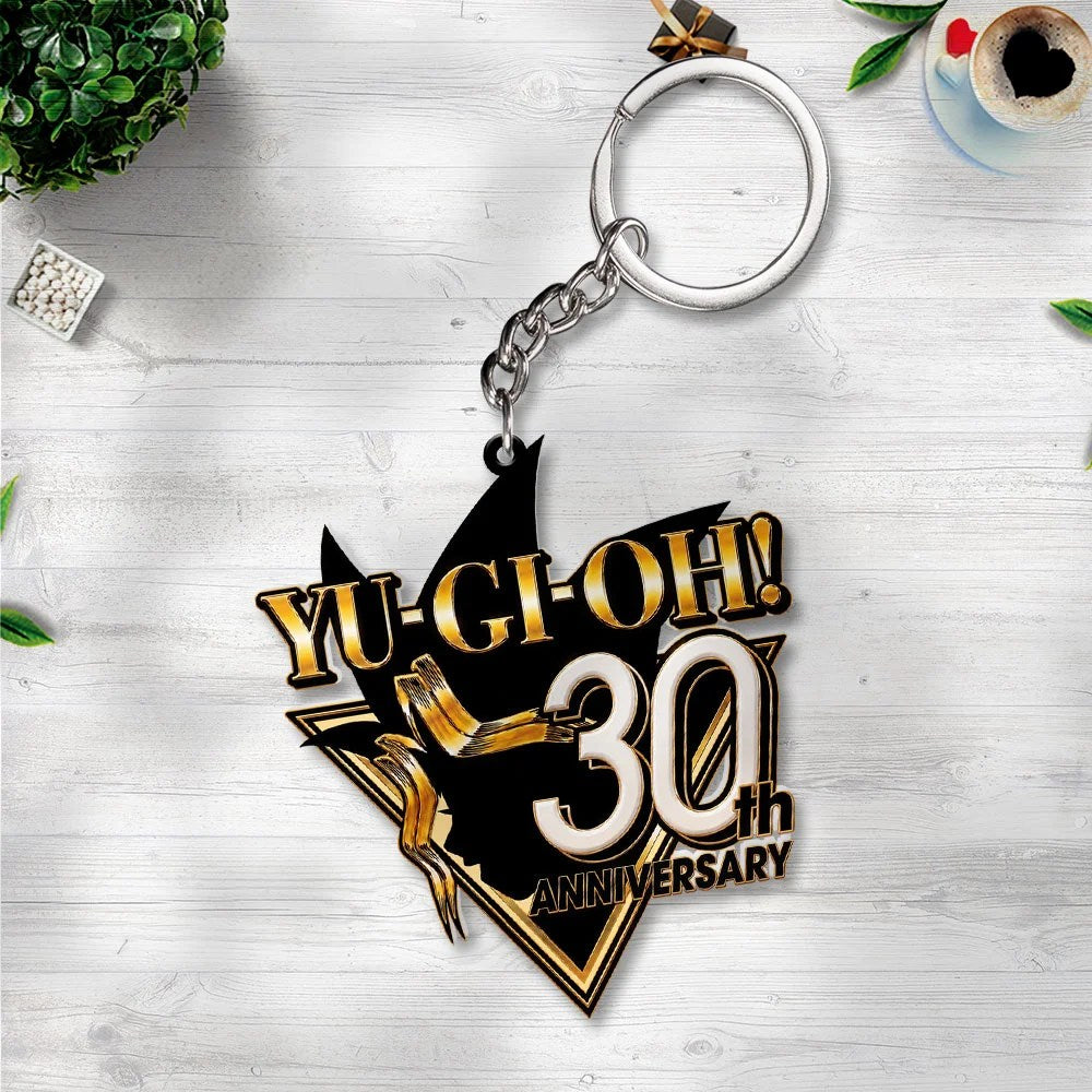 Yu-gi-Oh! 30th Anniversary Custom Shape 2-sided Keychain – TANTN25897