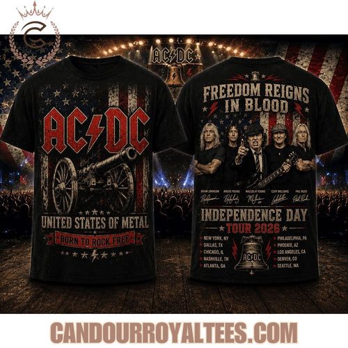 ACDC Independence Day Tour 2026 T-Shirt