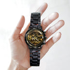 AC/DC Black Stainless Steel Watch – GNE 1084