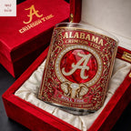 Alabama Crimson Tide Roll Tide Whiskey Glass