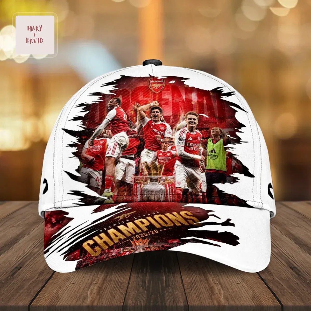 Arsenal FC Premier League Champions 2025/26 Commemorative Cap