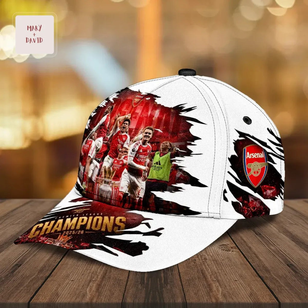 Arsenal FC Premier League Champions 2025/26 Commemorative Cap