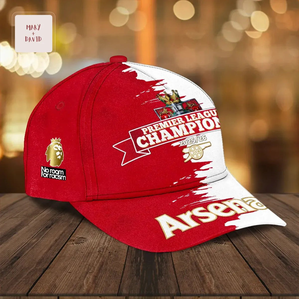 Arsenal FC Premier League Champions 2025/26 Commemorative Classic Cap