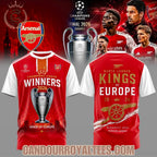 Arsenal UEFA Champions League Winners 2026 Hoodie