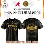 Atlanta Braves Game of Thrones: House of the Dragon 2026 Jersey Black