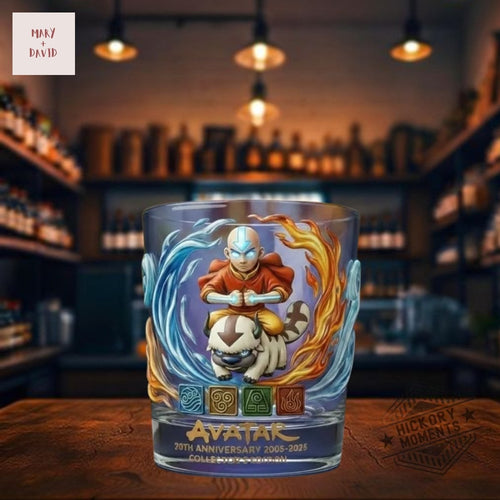 Avatar The Last Airbender 20 Years 2026 Whiskey Glass