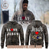 Baltimore Ravens Lamar Jackson I Love Jesus Hoodie
