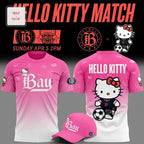 Bay FC Hello Kitty Exclusive Football Fan 3D T-Shirt