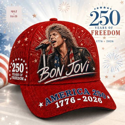 Bon Jovi 250 Years Of Freedom Commemorative Cap