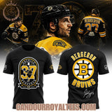 Boston Bruins Legendary No. 37 Patrice Bergeron Tshirt