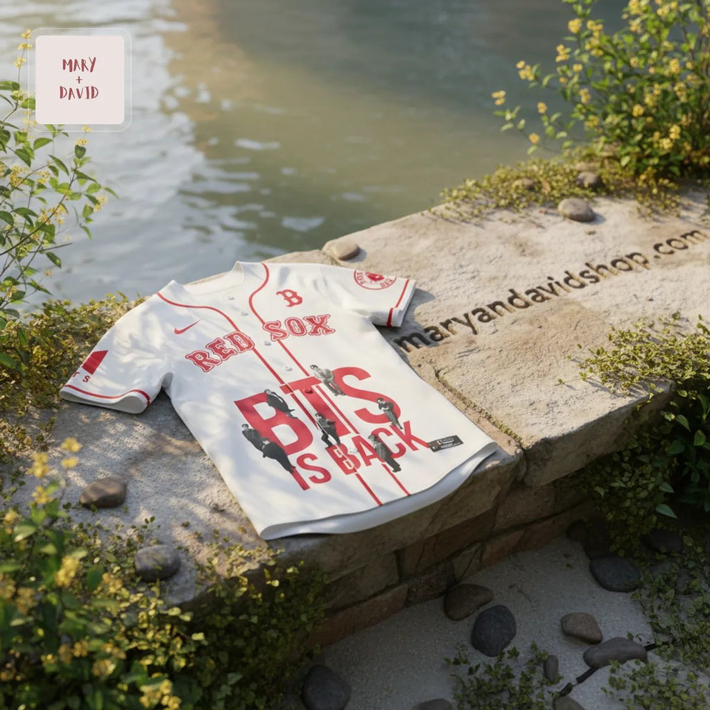 Boston Red Sox BTS ‘SWIM’ K-Pop Baseball Jersey