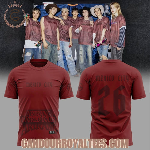 BTS World Tour Arirang na Cidade do México Tshirt, Hoodie