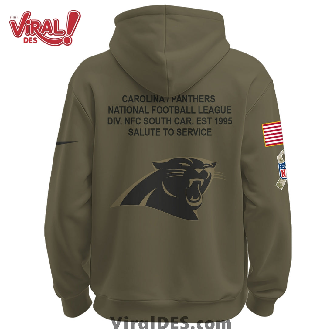 Carolina Panthers Salute To Service Limited Edition Shirt