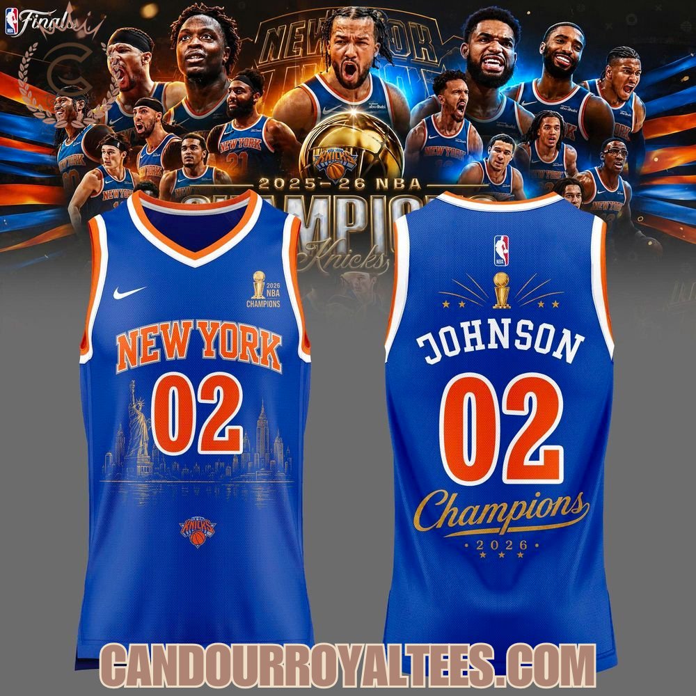 Champions NBA 2026 New York Knicks Jersey