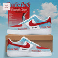 Charlie Puth Whatevers Clever World Tour Custom Name Personalized Red Blue Sky Air Force 1