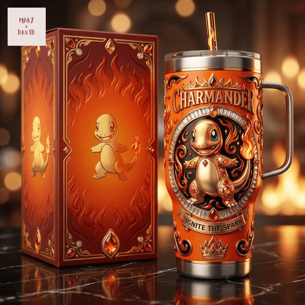 Charmander Ignite The Spark 40Oz Tumbler