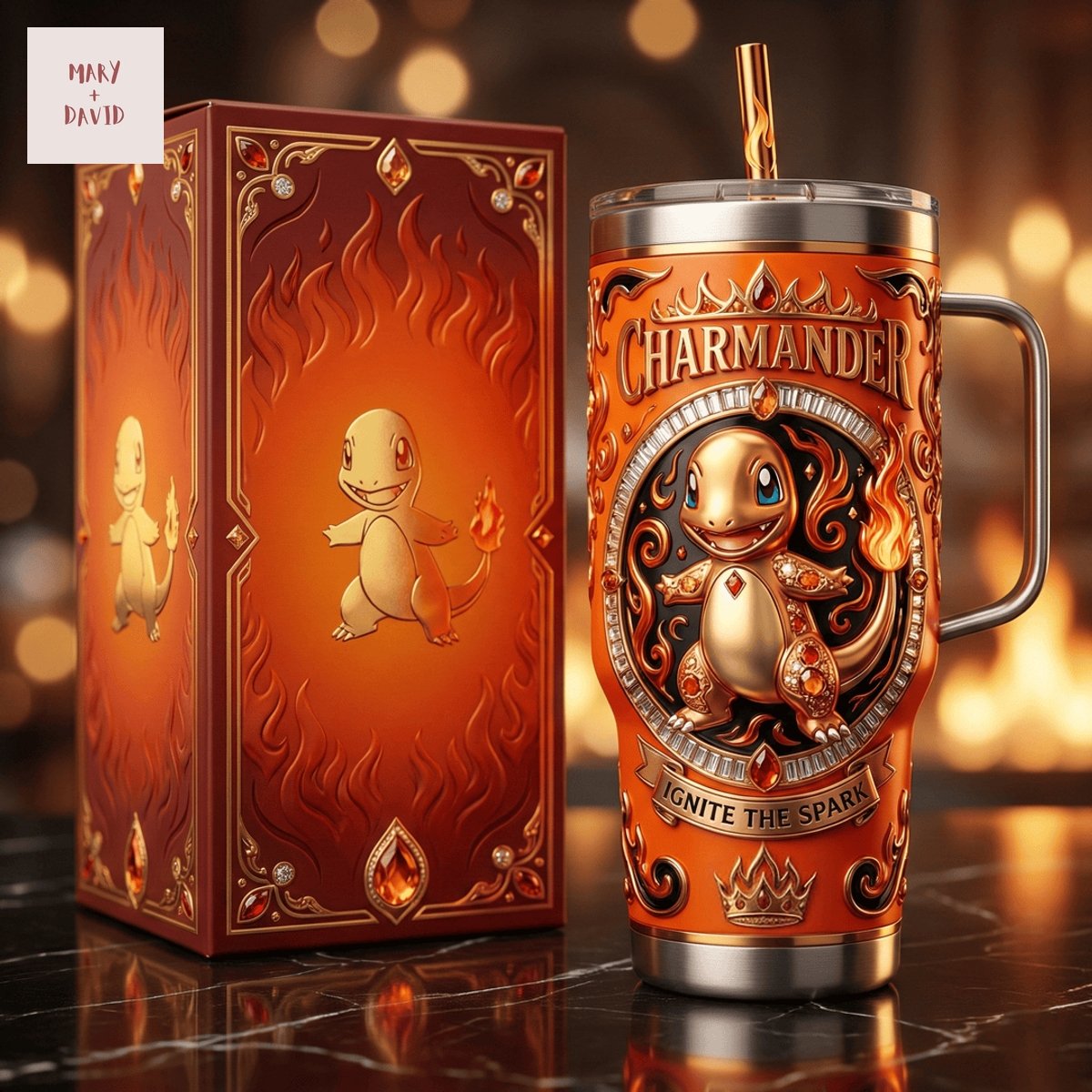 Charmander Ignite The Spark 40Oz Tumbler