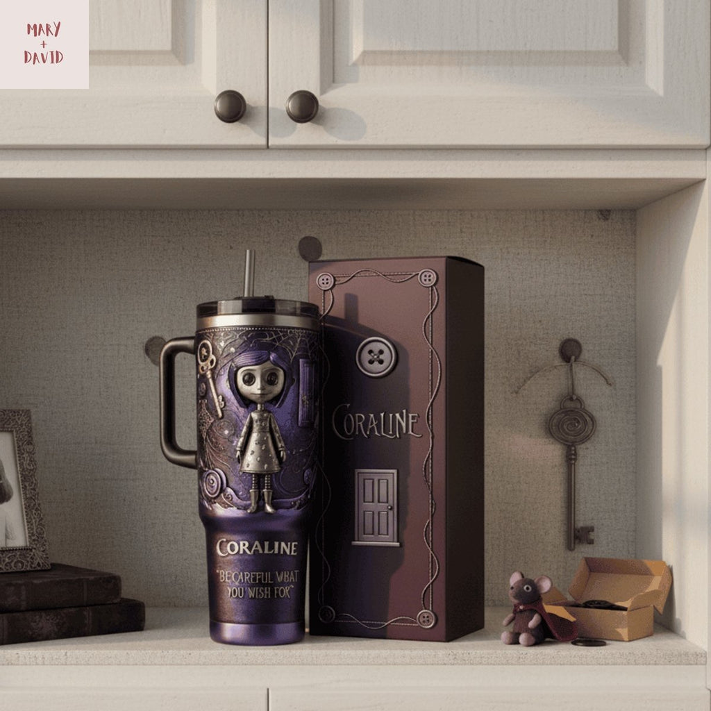 Coraline Be Careful What You Wish For Tumbler
