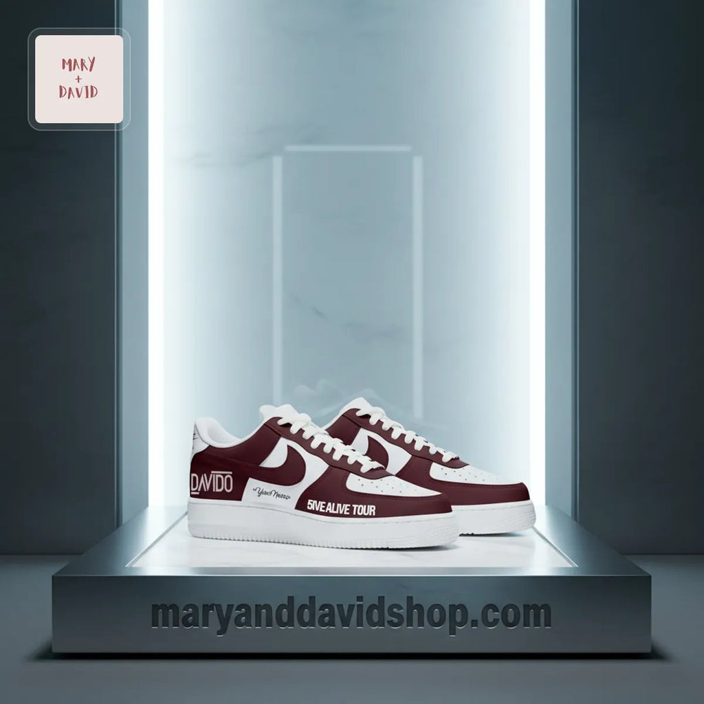 Davido 5IVE ALIVE TOUR Personalized Air Force 1