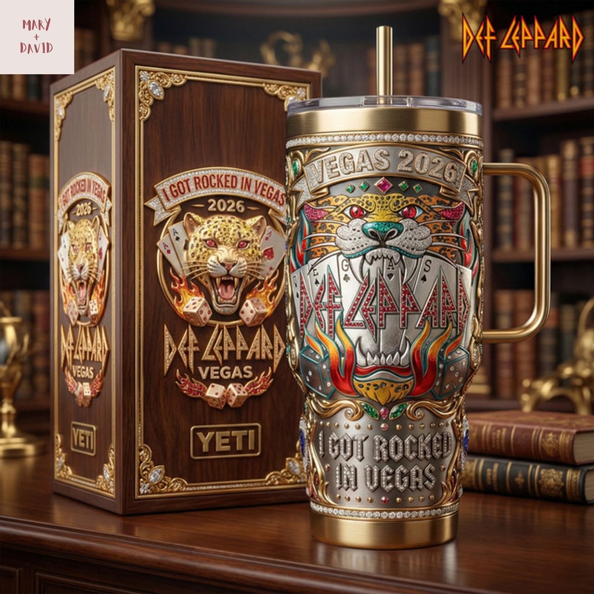 Def Leppard I Got Rocked In Vegas Tumbler