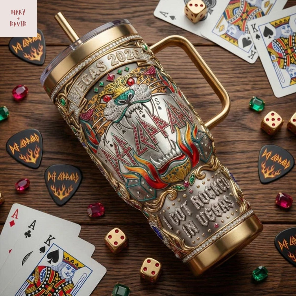 Def Leppard I Got Rocked In Vegas Tumbler