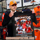 Denver Broncos Craig Morton 1943-2026 Thank You For The Memories T-Shirt