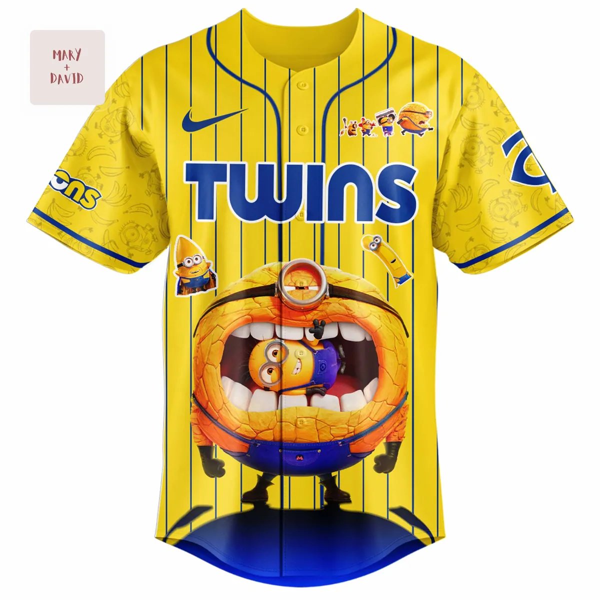 Despicable Me 4 Minions Minnesota Twins Limited Edition Baseball Jersey