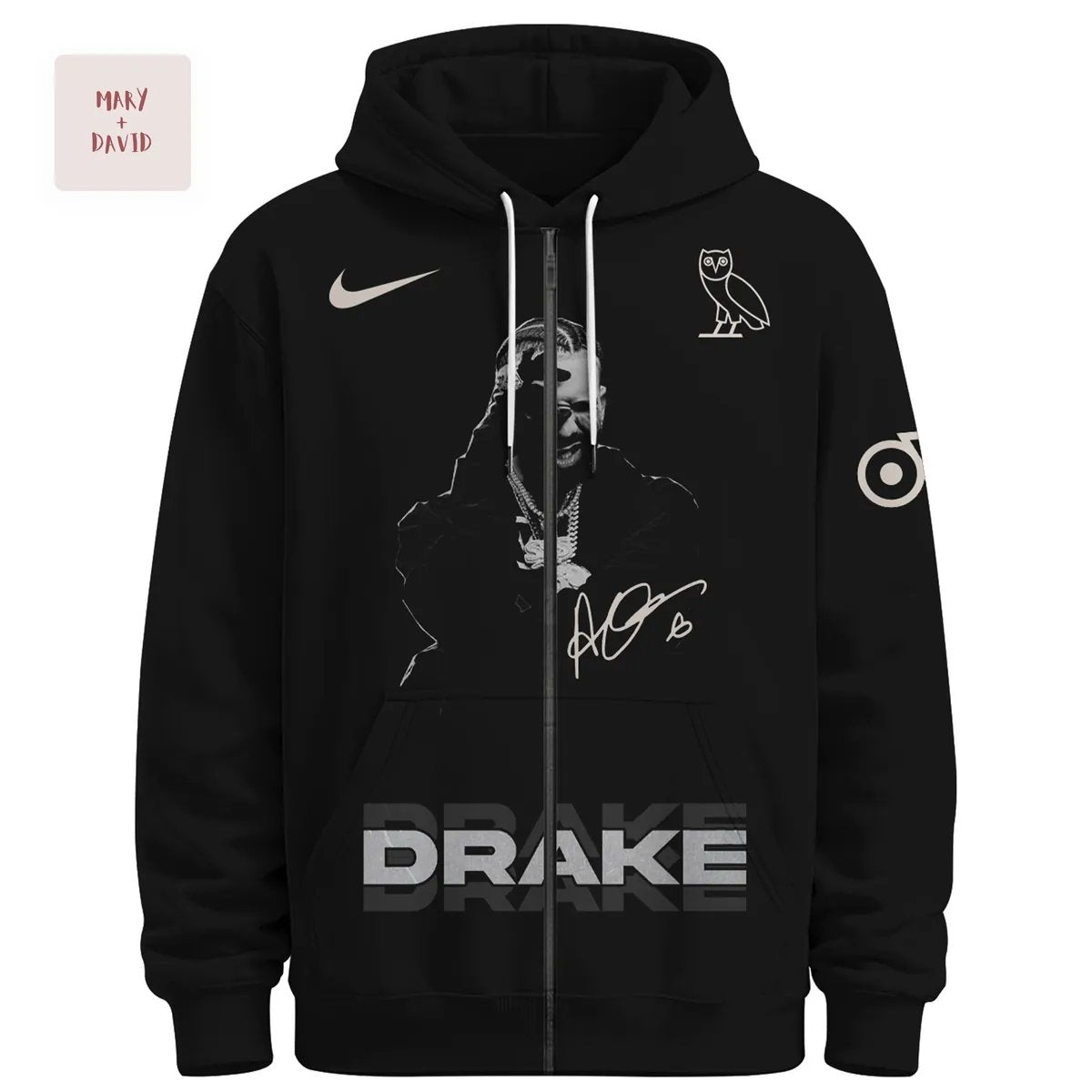 Drake OVO Iconic Album Eras Full-Zip Hoodie