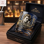 Elvis Presley Legacy Memorial Transparent Whiskey Glass