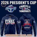 Evansville Thunderbolts 2026 President’s Cup Final The Road 2 Repeat Hoodie