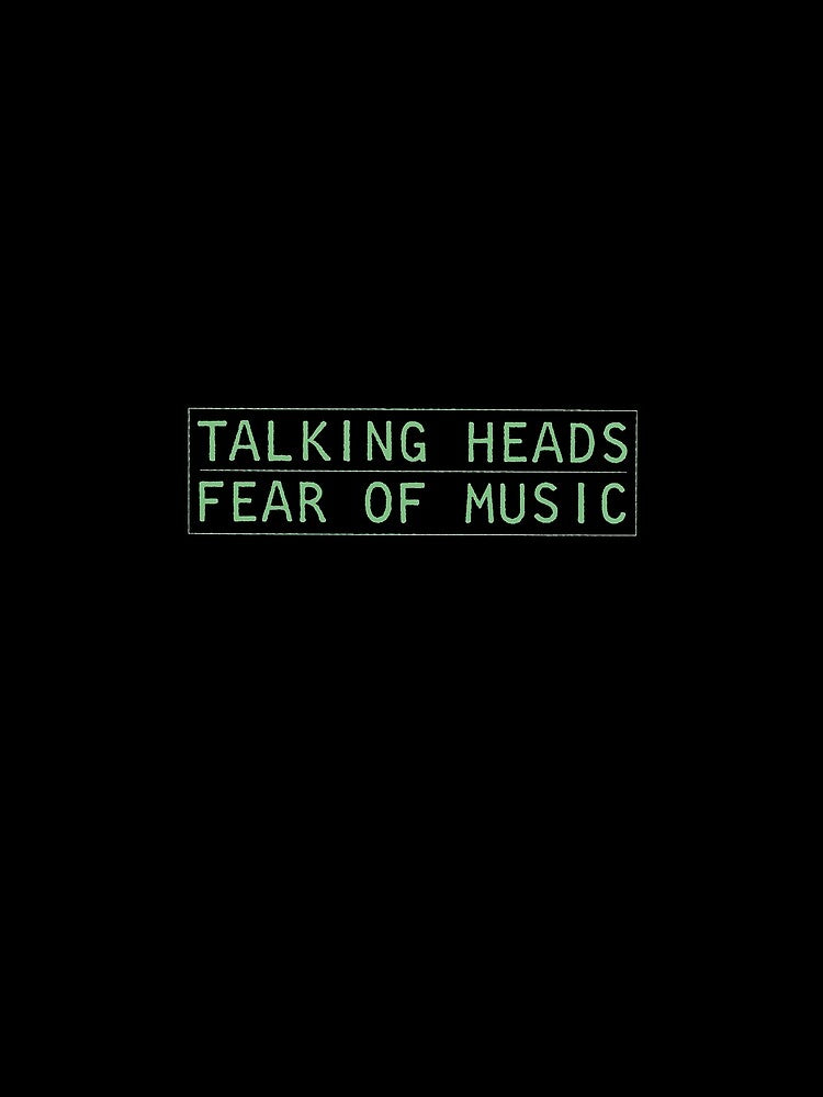 Talking Heads Fear Of Music Shirt