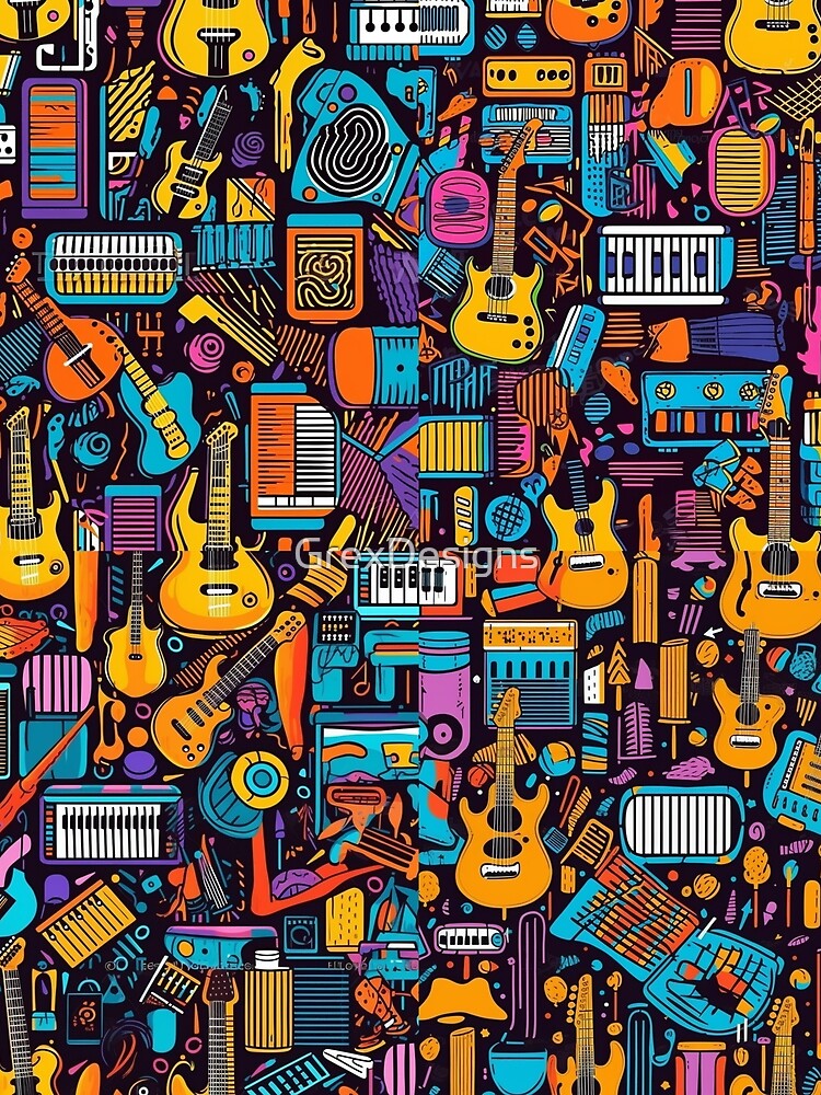 Multiple Musical Instruments Shirt