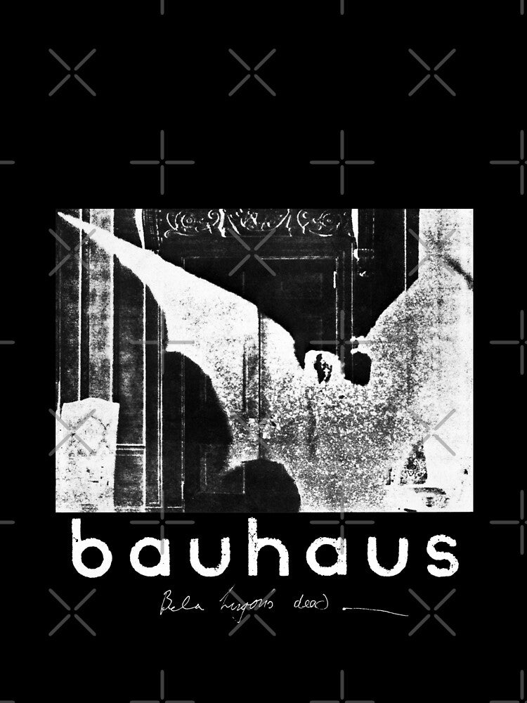 Bela Lugosi's Dead Horror Post Punk 80s Retro Black And White Artwork Shirt