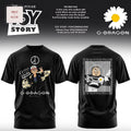 G-Dragon x Toy Story Peaceminusone Buzz Lightyear Daisy Black 3D T-Shirt