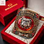 Georgia Bulldogs Between The Hedges Est 1892 Whiskey Glass