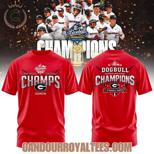 Georgia Bulldogs SEC Baseball Tournament Champions 2026 Tshirt, Hoodie