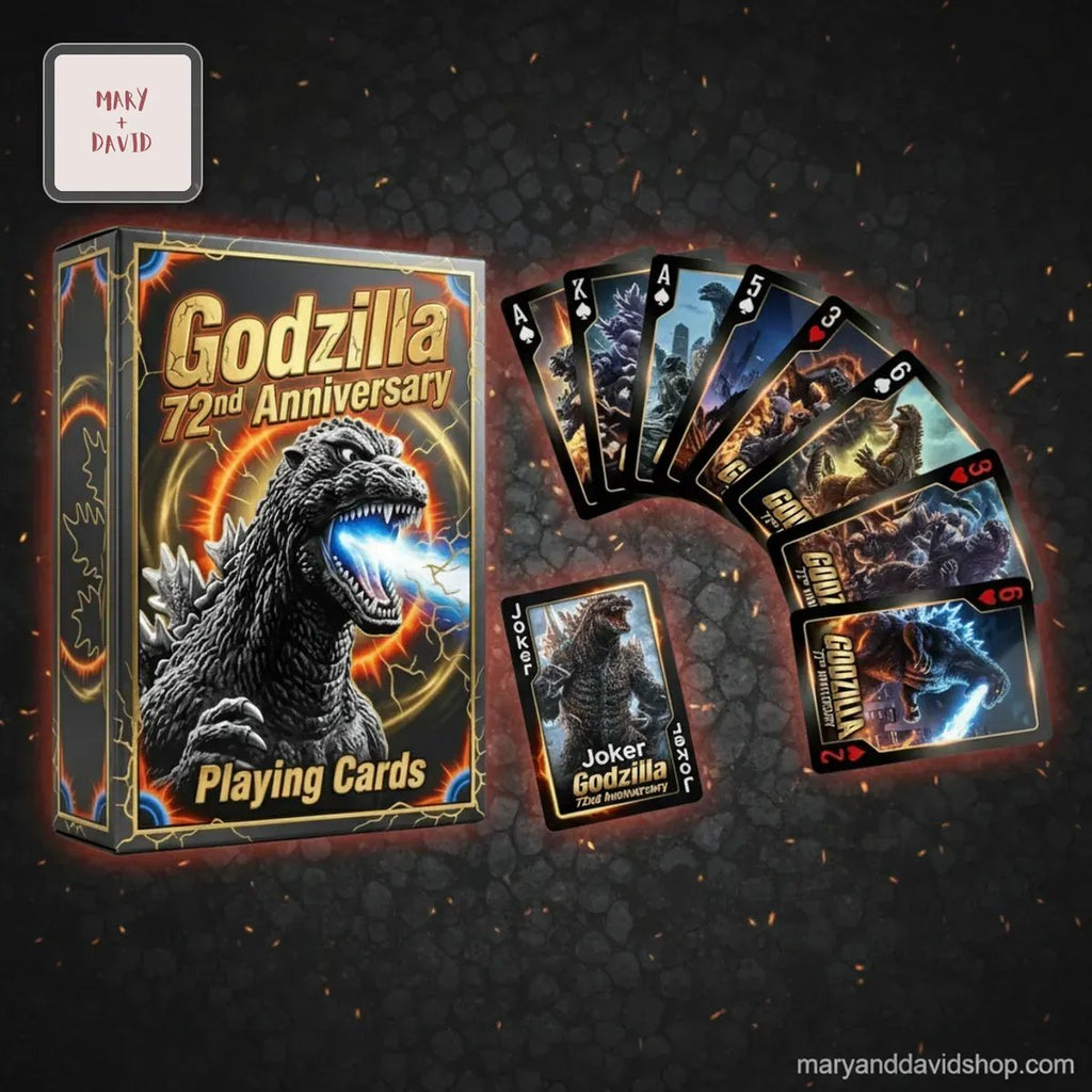 Godzilla 72nd Anniversary Limited Edition Playing Cards