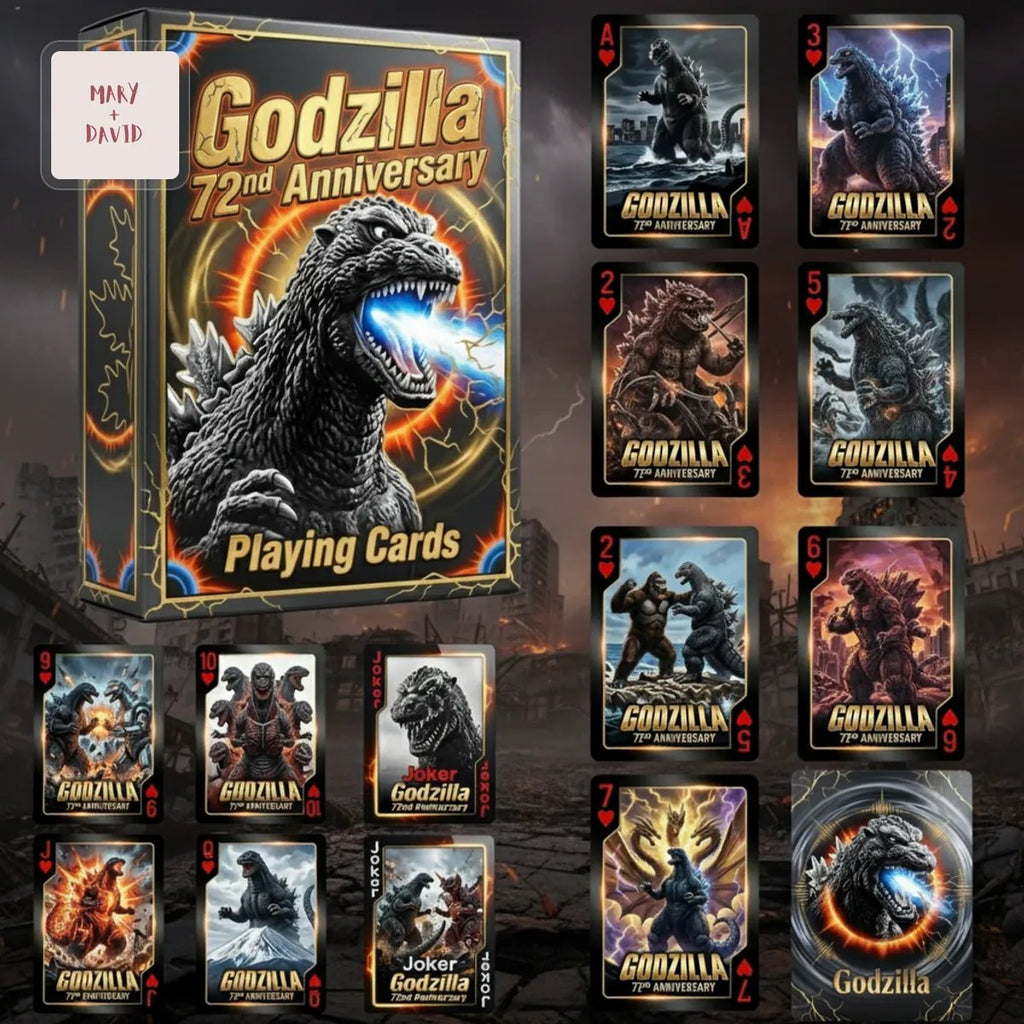 Godzilla 72nd Anniversary Limited Edition Playing Cards