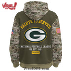 Green Bay Packers 2025 Salute to Service Hoodie, Long Pants