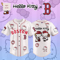 Hello Kitty Boston Red Sox Limited Edition Pinstripe Baseball Jersey