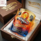 Hot Wheels 58Th Anniversary Commemorative Whiskey Glass