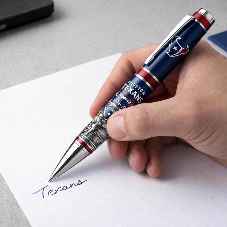 Houston Texans 50th Anniversary Pen