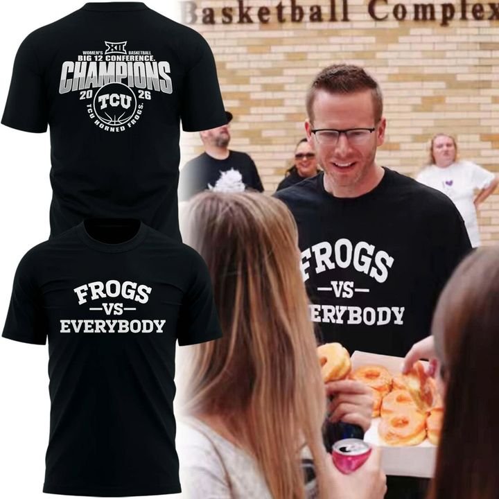Coach Mark Campbell Frogs Vs Everybody Big 12 Conference Champions Shirt