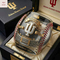 Indiana Hoosiers Football Memorial Stadium Est 1820 Whiskey Glass