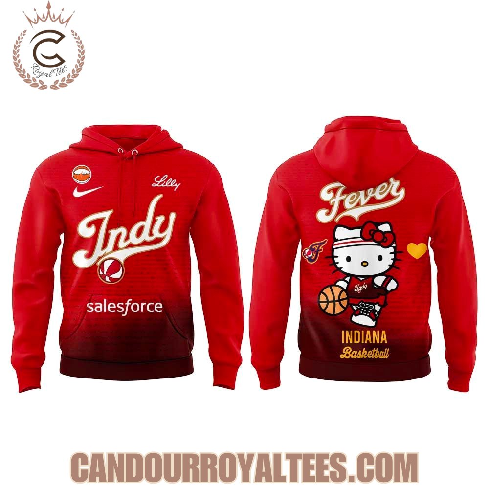 Introducing the 2026 Rebel edition uniform for Indiana Fever x Hello Kitty Hoodie