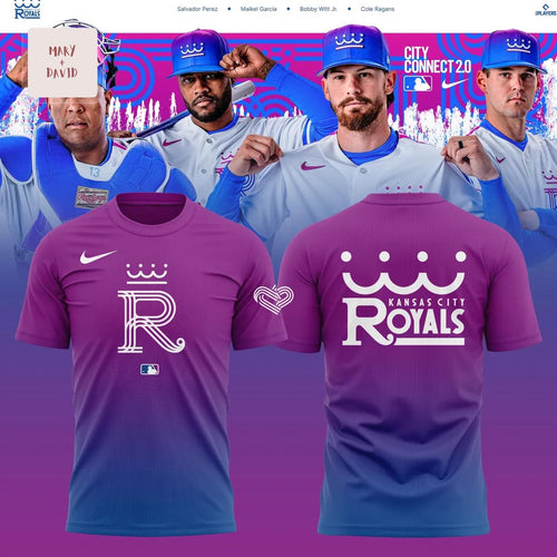 Kansas City Royals 2026 City Connect 3D T-Shirt