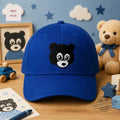 Kanye West Ye College Dropout Bear Embroidered Royal Blue Streetwear Baseball Cap