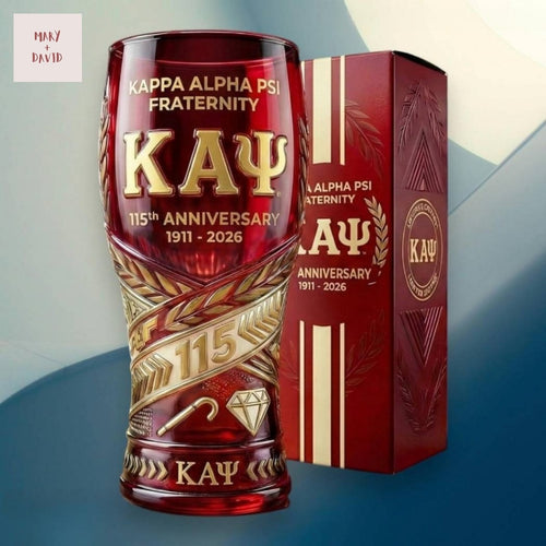 Kappa Alpha Psi 115Th Anniversary Beer Glass