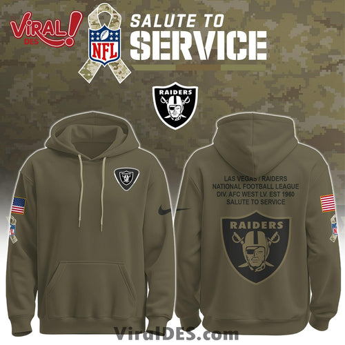 Las Vegas Raiders Salute To Service Limited Edition Shirt